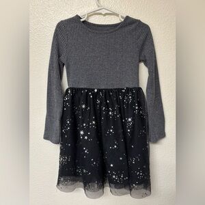 Jumping Beans Girls Gray and Black Dress
